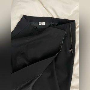 Uniqlo U wool pencil wrap skirt